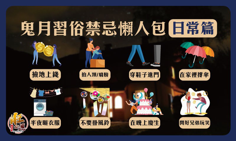 【風水特輯】不要亂撿地上的錢、隨便拍人肩膀!鬼月習俗禁忌懶人包-幸福空間